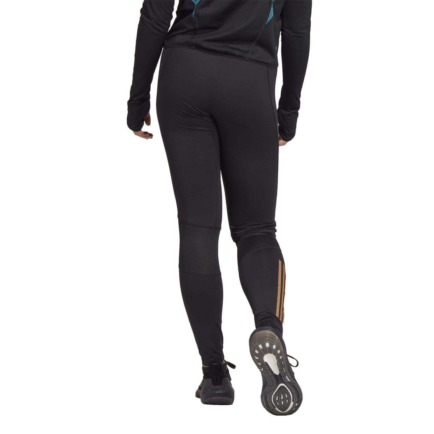 Black - Back - Adidas Womens-Ladies Pro Germany DFB Slim Tracksuit Bottoms