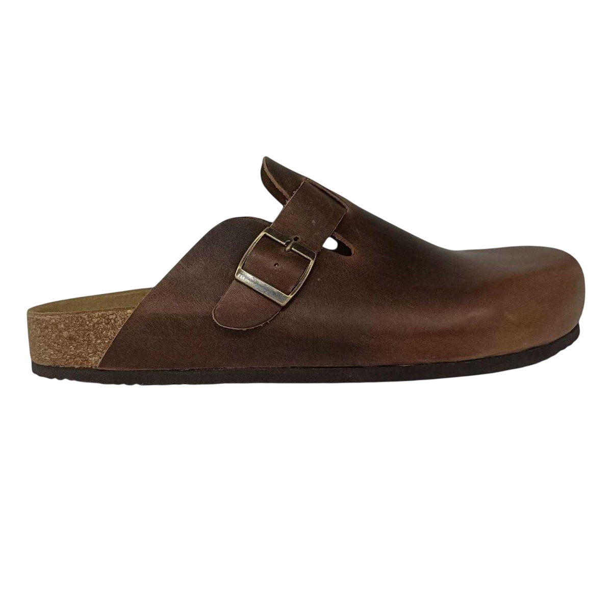 Brown - Front - Jack Wills Mens Suede Flat Mule Sandals