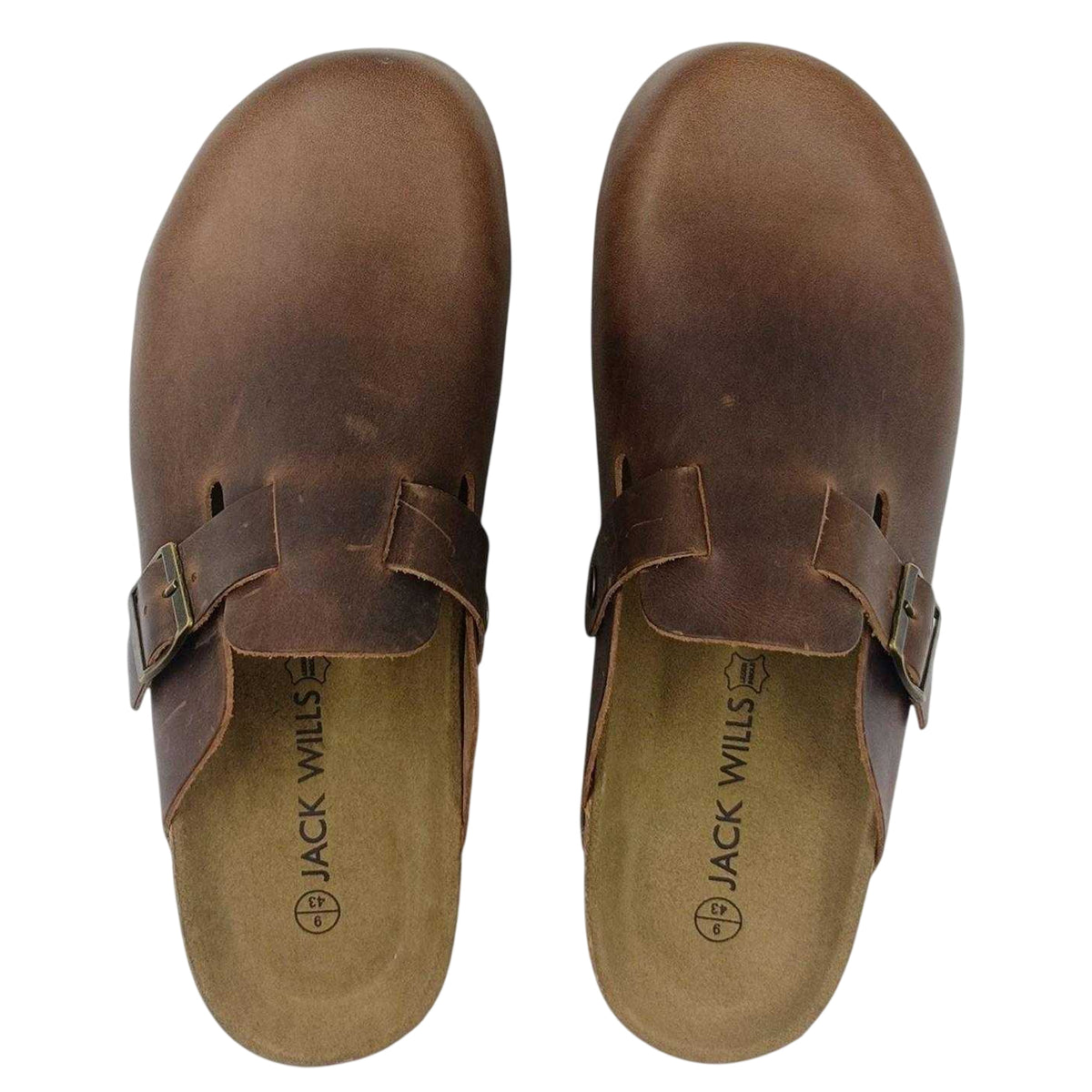 Brown - Lifestyle - Jack Wills Mens Suede Flat Mule Sandals