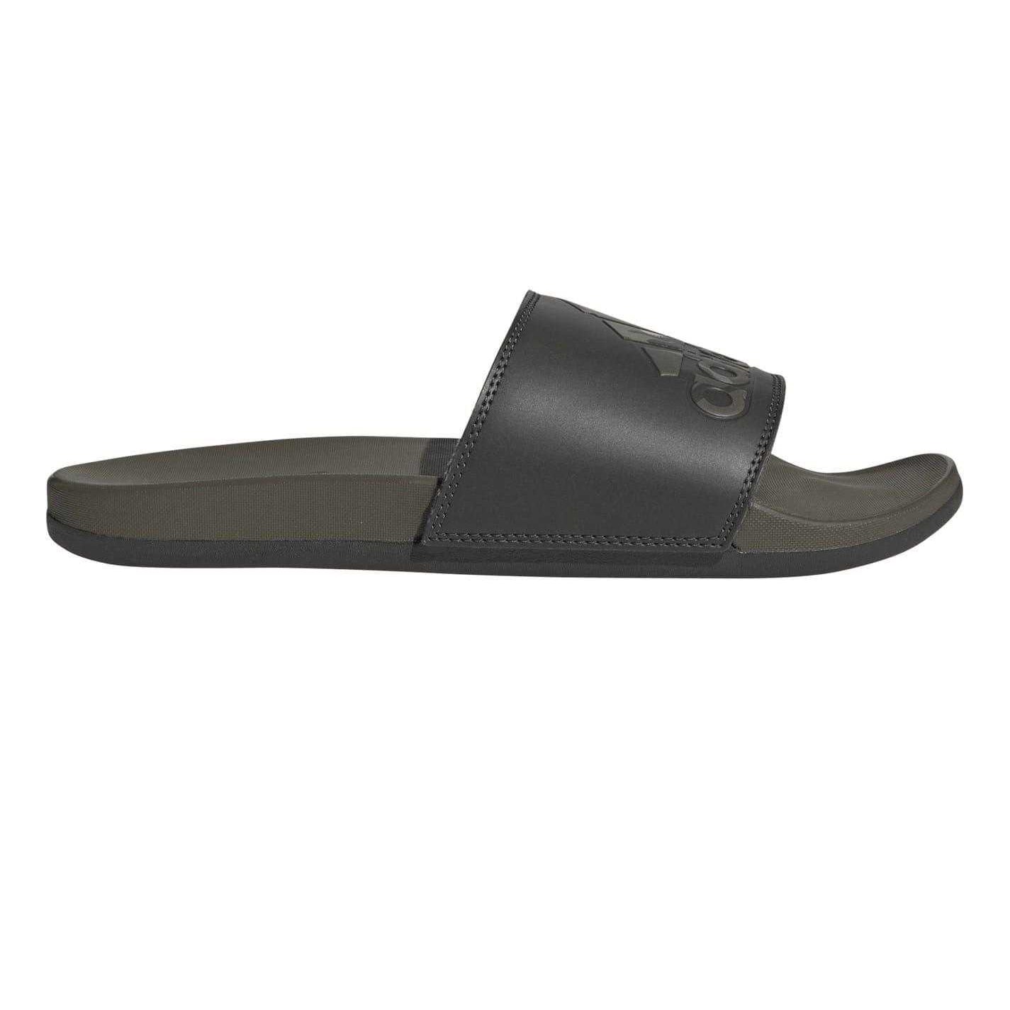 Shadow - Front - Adidas Mens Adilette Comfort Logo Slides