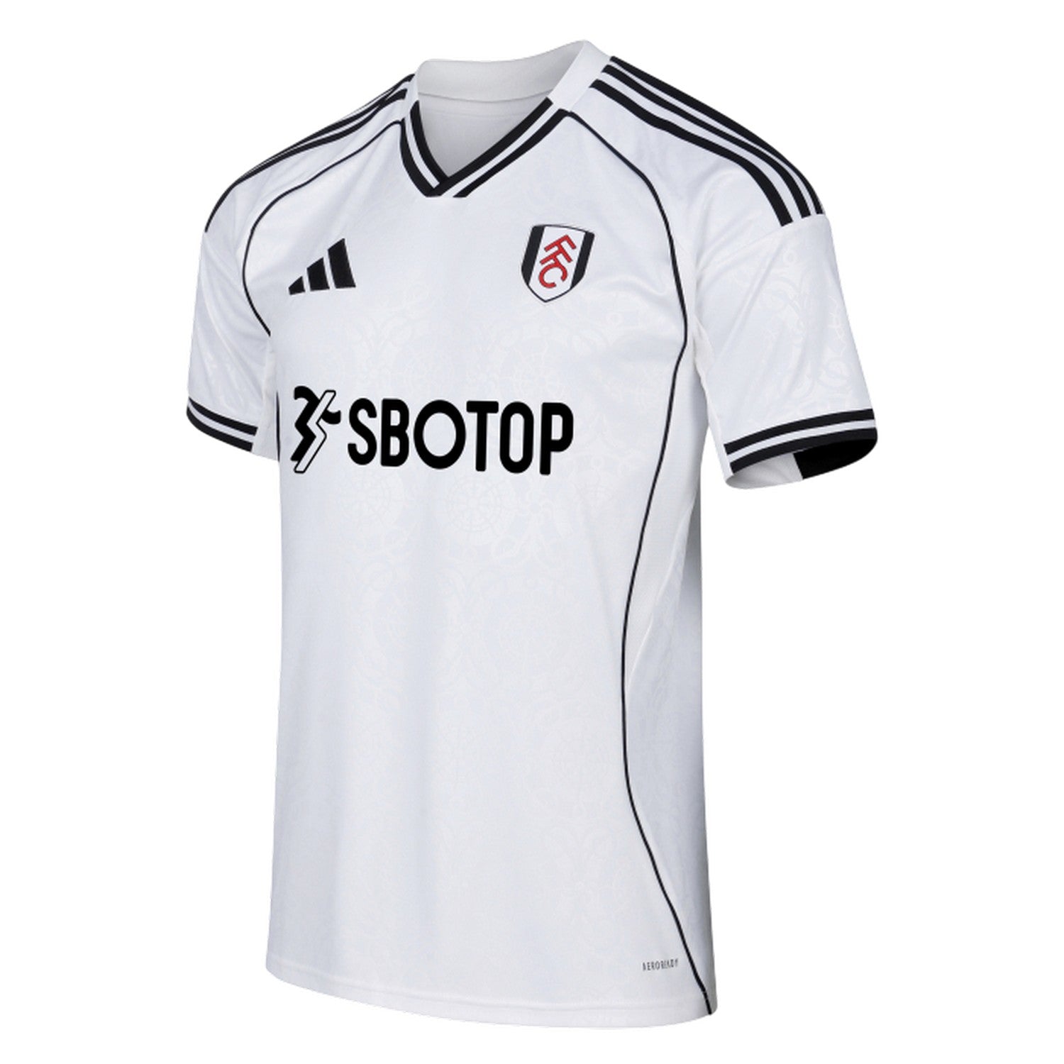 White-Black - Side - Fulham FC Mens 2025-26 Home Shirt