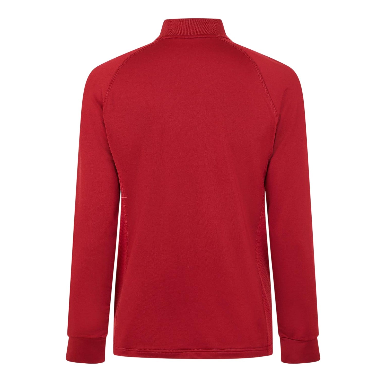 Orange - Back - Lacoste Mens Embroidered Logo Quarter Zip Regular Running Track Top
