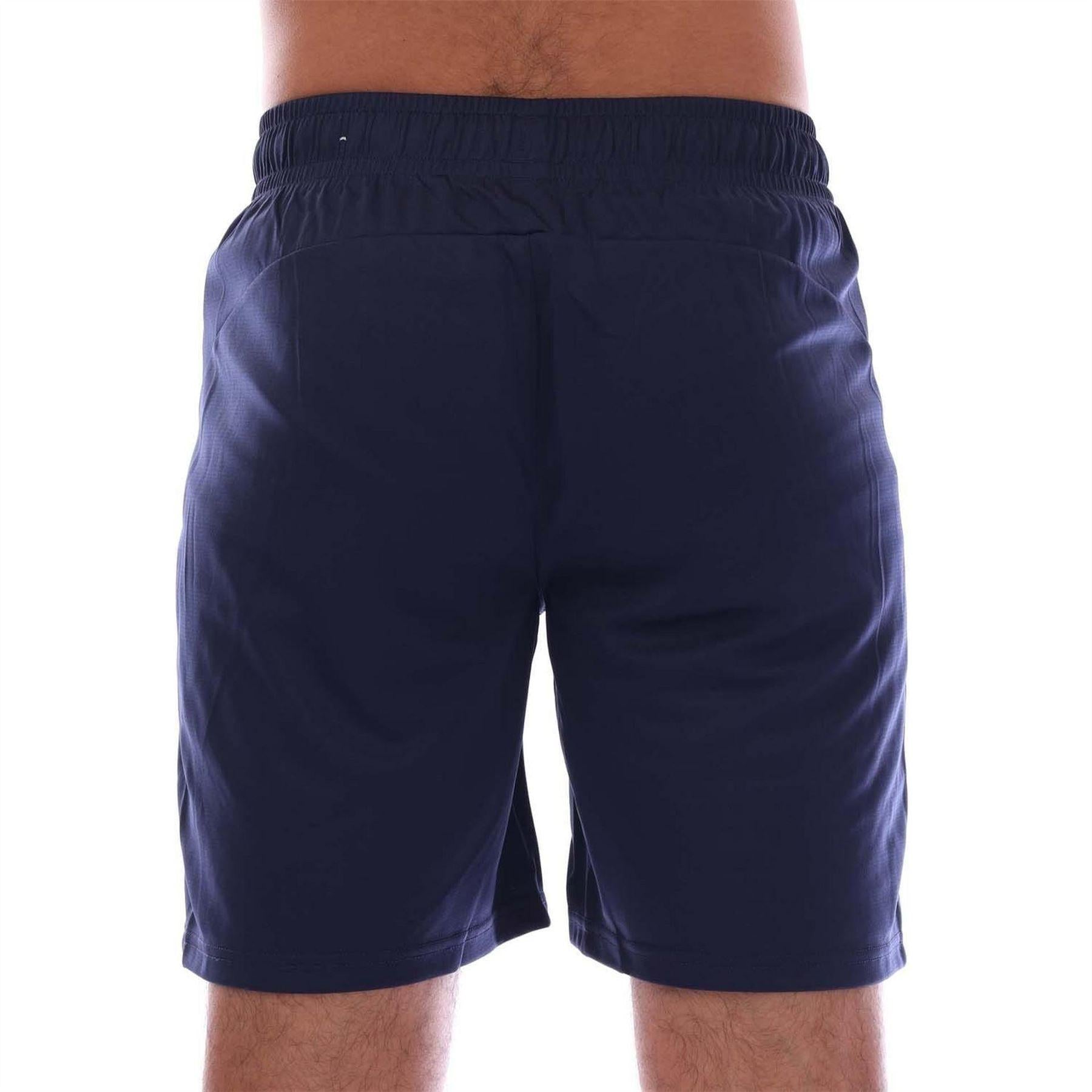 Navy - Back - Puma Mens TeamFinal Regular Training Shorts