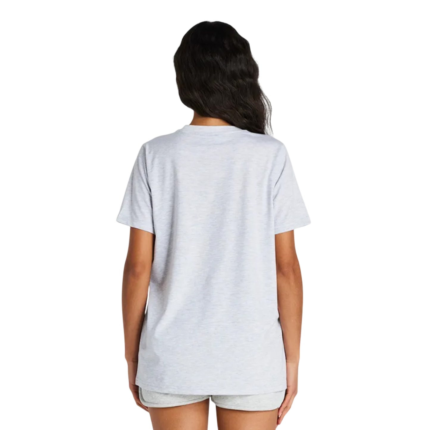White - Back - SikSilk Womens-Ladies Signature Boyfriend T-Shirt