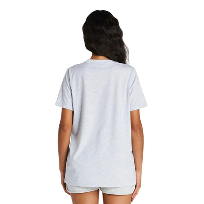 White - Back - SikSilk Womens-Ladies Signature Boyfriend T-Shirt