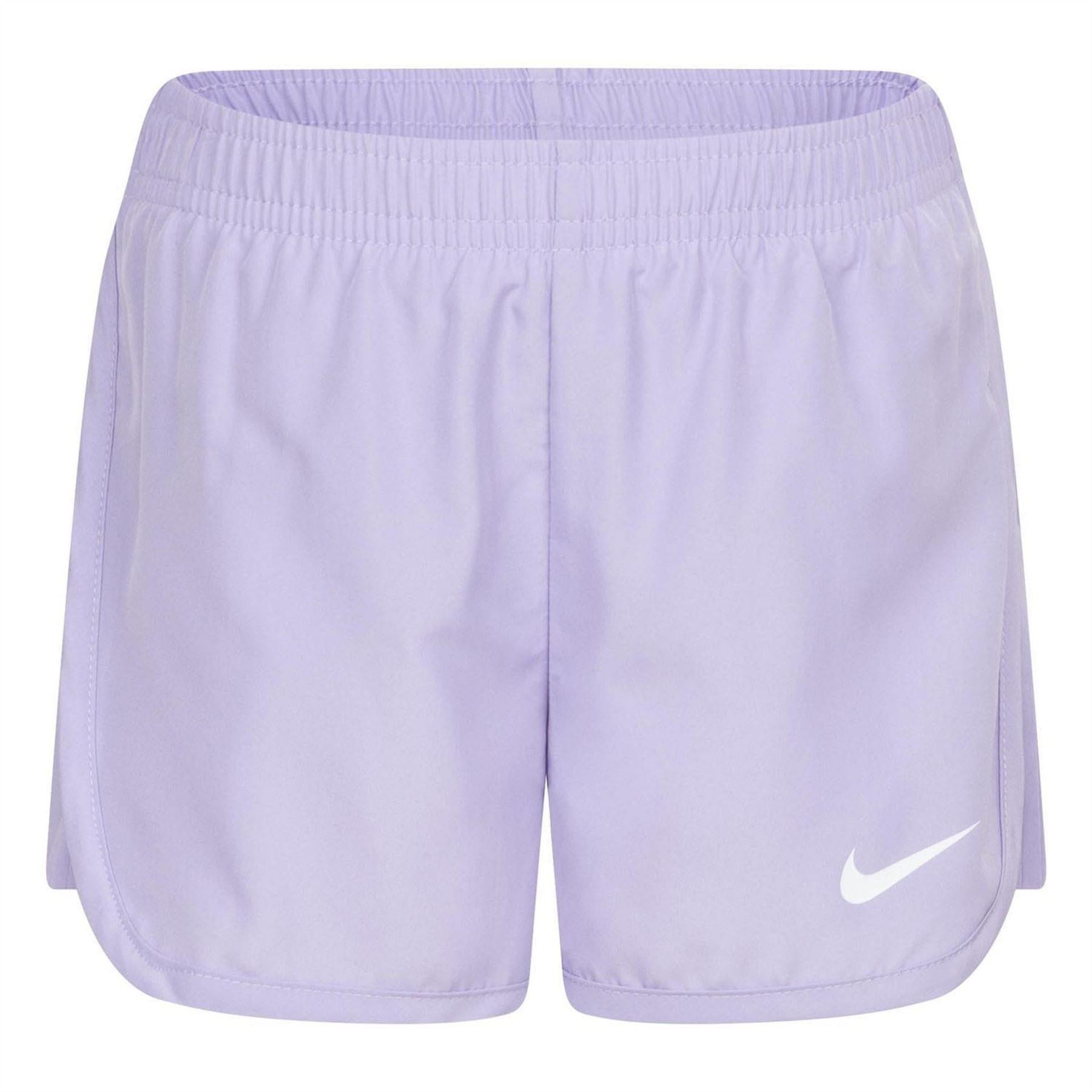 Purple - Front - Nike Girls Prep In Your Step Regular Running Shorts
