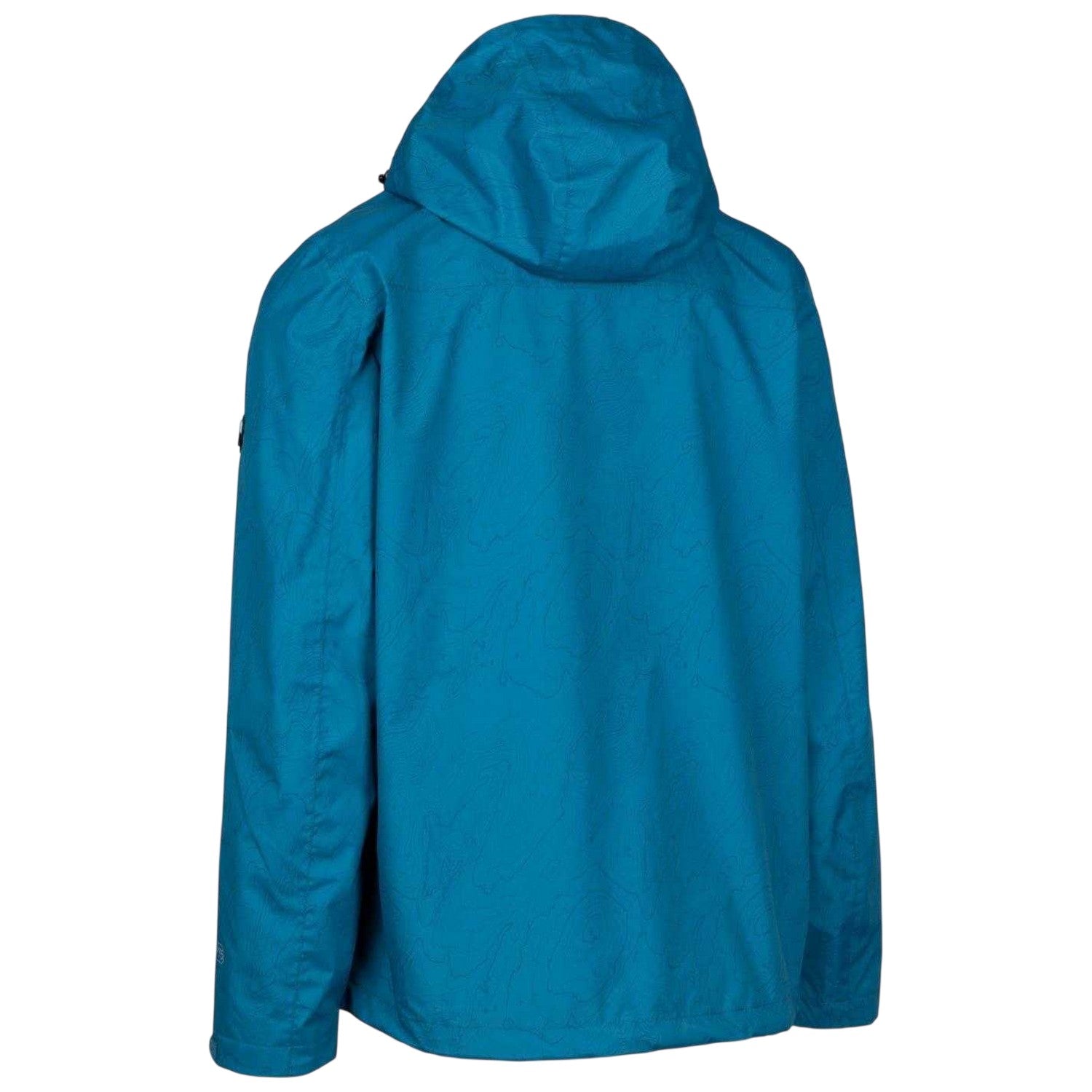 Bondi Blue - Back - Trespass Mens Cullahill Hooded Jacket