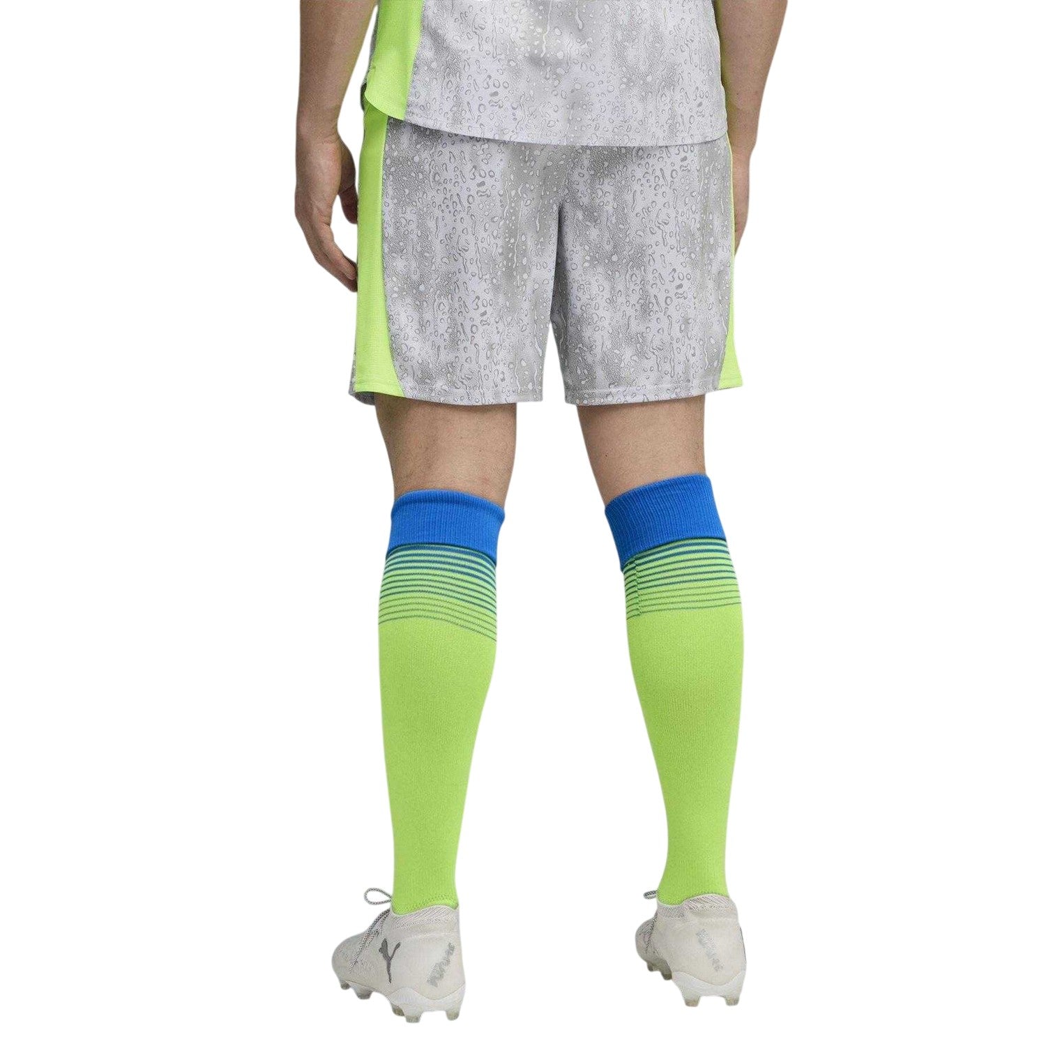 Grey-Green - Side - Puma Mens 2025-2026 Manchester City FC Football Shorts