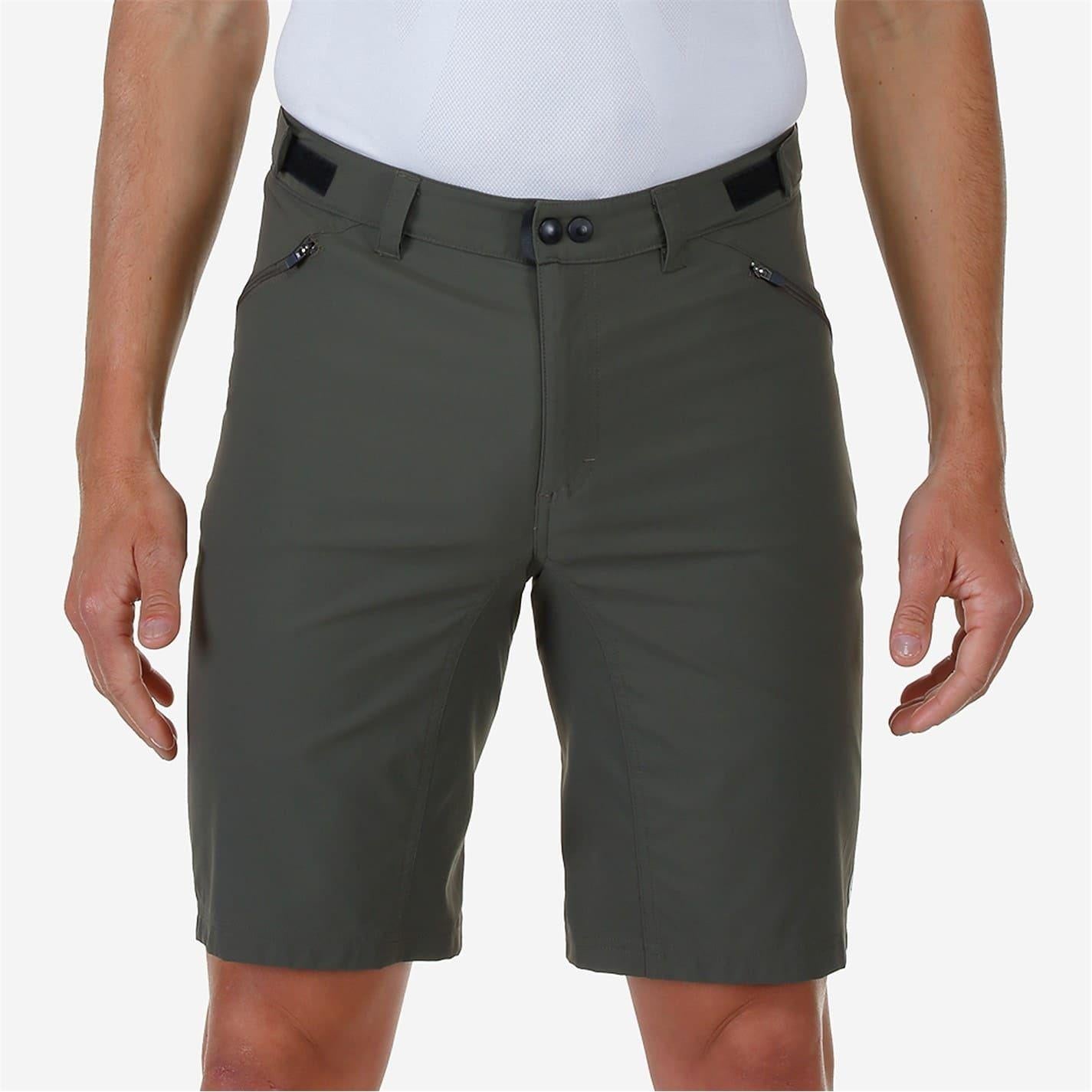 Dark Green - Side - Bicycle Line Mens Ostiglia 2 Baggy Cycling Shorts