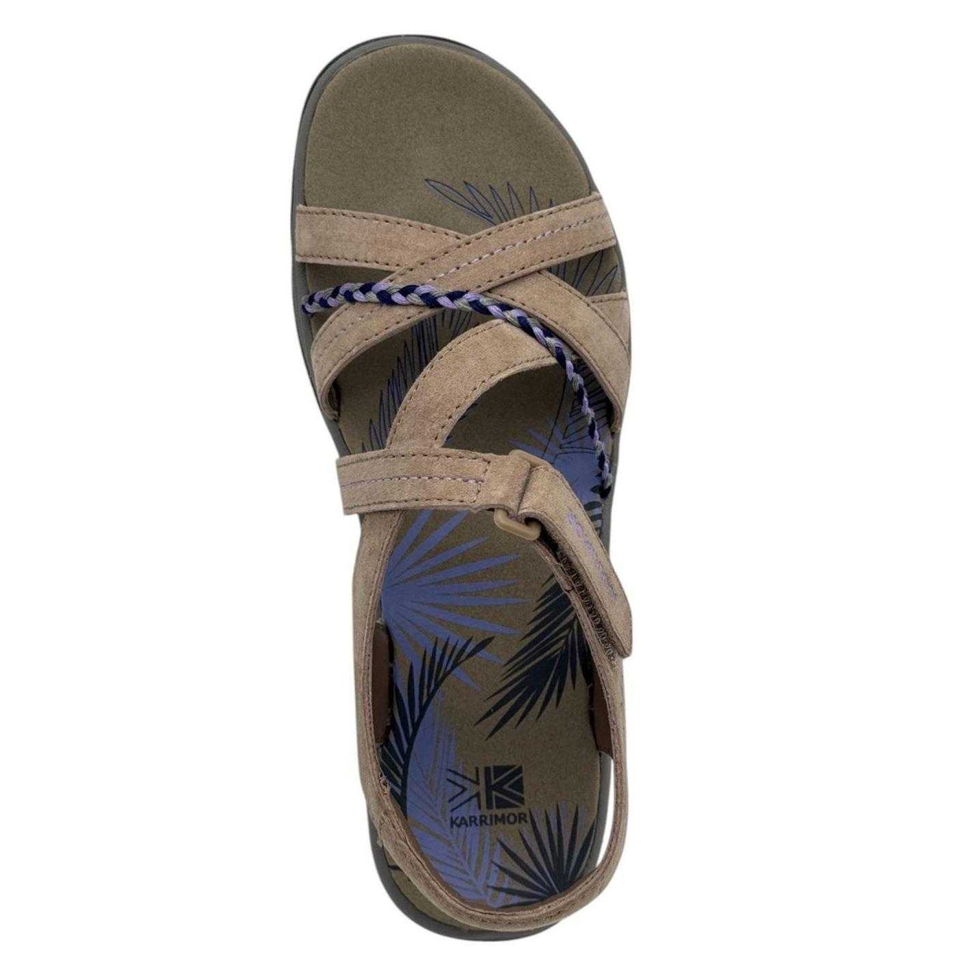 Beige - Side - Karrimor Womens-Ladies Tobago Walking Sandals