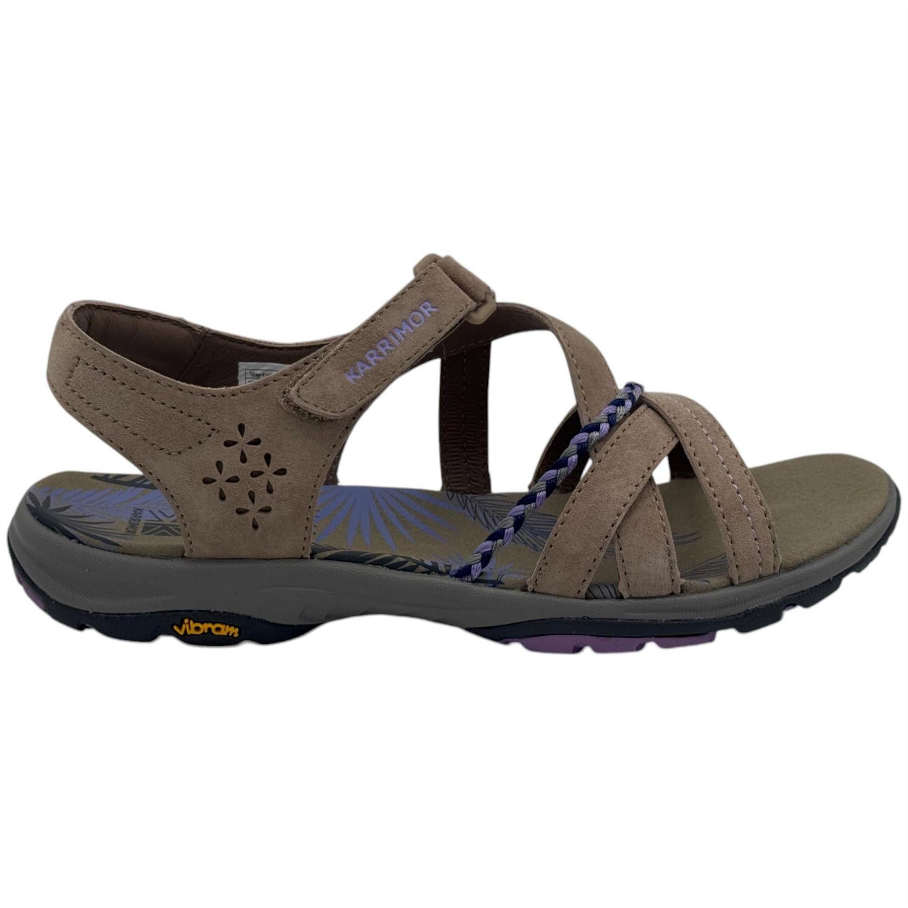 Beige - Front - Karrimor Womens-Ladies Tobago Walking Sandals