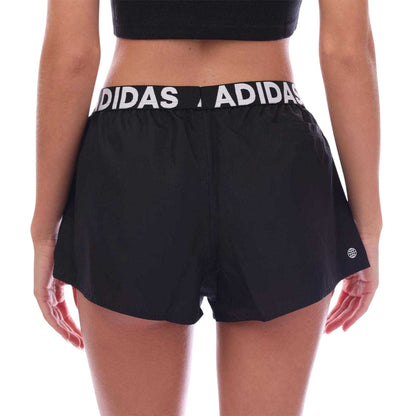 Black - Back - Adidas Womens-Ladies Beach Shorts