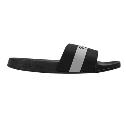 Black - Front - Born Rich Mens Aurelio Sliders