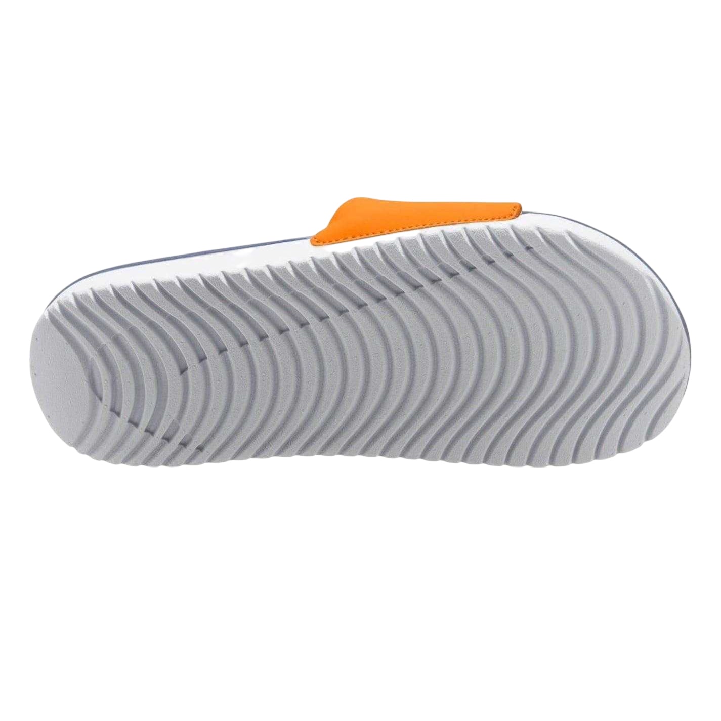 Orange Peel - Back - Nike Childrens-Kids Kawa Single Strap Flat Slides