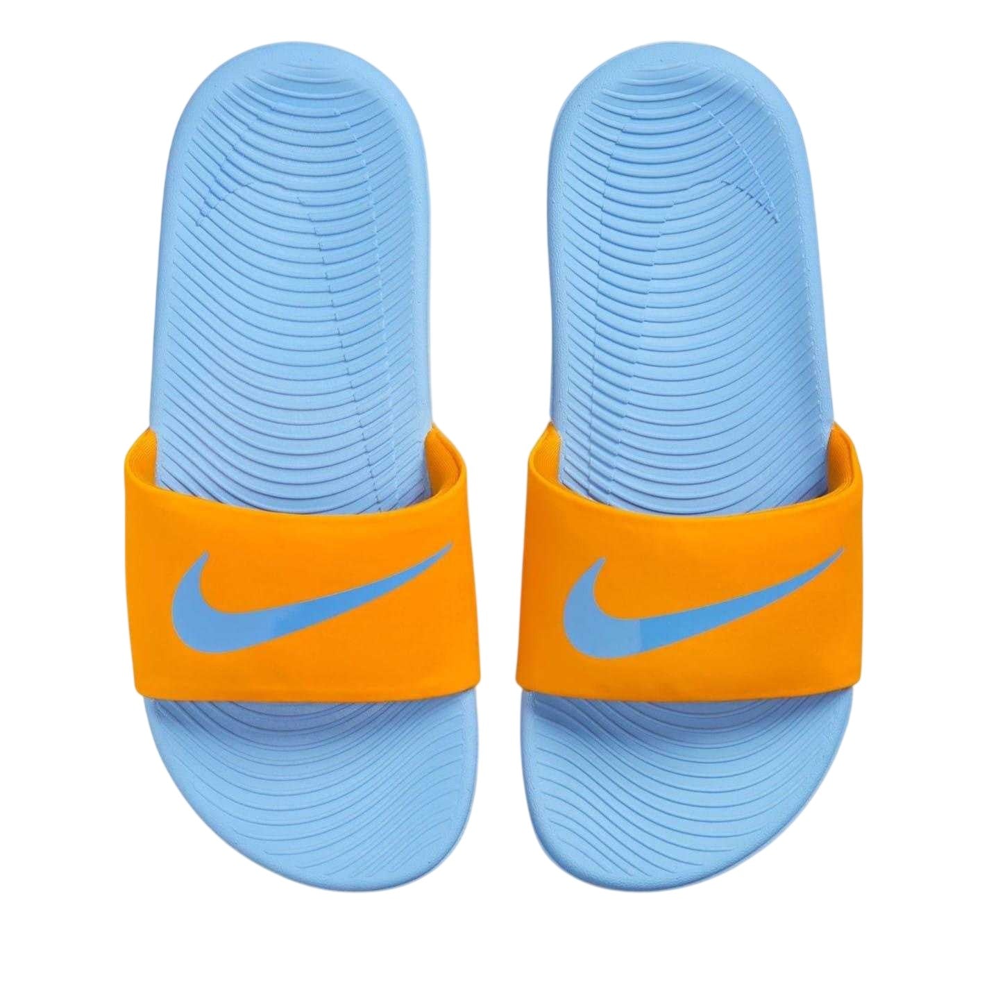 Orange Peel - Lifestyle - Nike Childrens-Kids Kawa Single Strap Flat Slides