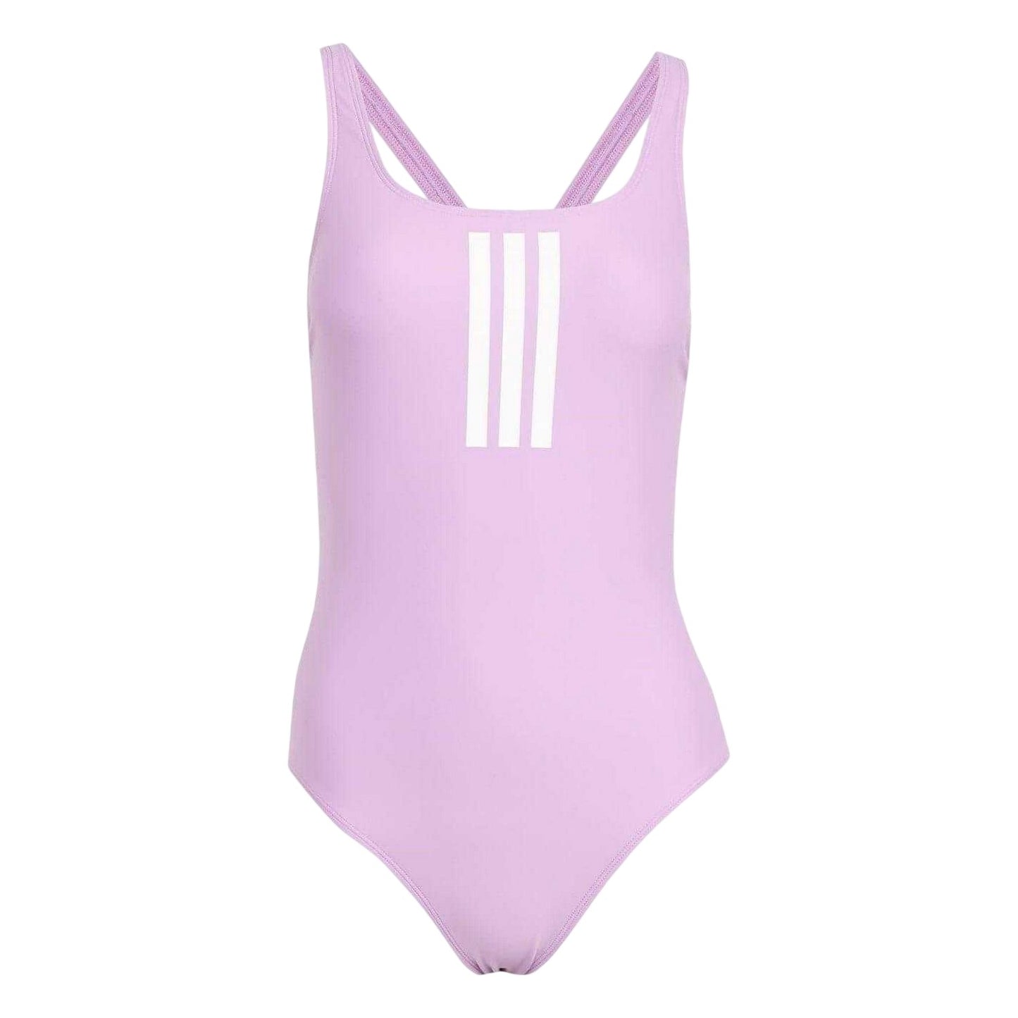 Purple-White - Front - Adidas Womens-Ladies One Piece Swimsuit