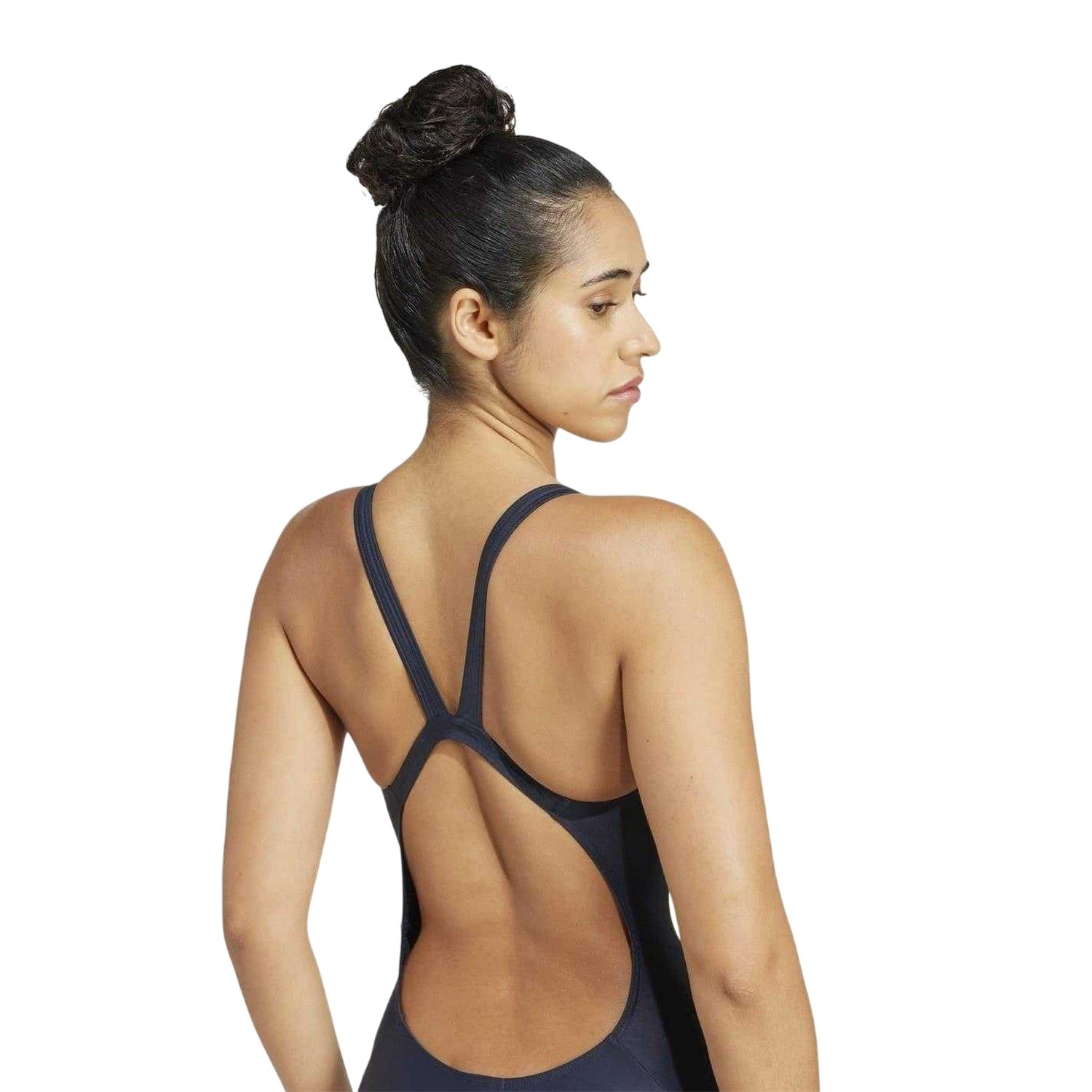 Legend Ink - Lifestyle - Adidas Womens-Ladies 3 Stripes One Piece Swimsuit