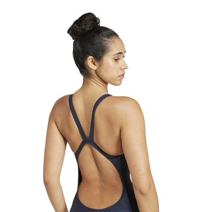 Legend Ink - Lifestyle - Adidas Womens-Ladies 3 Stripes One Piece Swimsuit