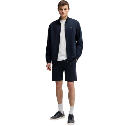 Dark Blue - Pack Shot - Boss Mens C-Leoni 01 Monogram Shorts