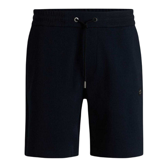 Dark Blue - Front - Boss Mens C-Leoni 01 Monogram Shorts