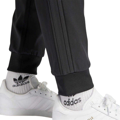 Black - Side - Adidas Mens Originals 3 Stripes Jogging Bottoms