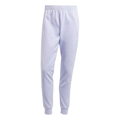 Purple - Front - Adidas Mens Originals 3 Stripes Jogging Bottoms
