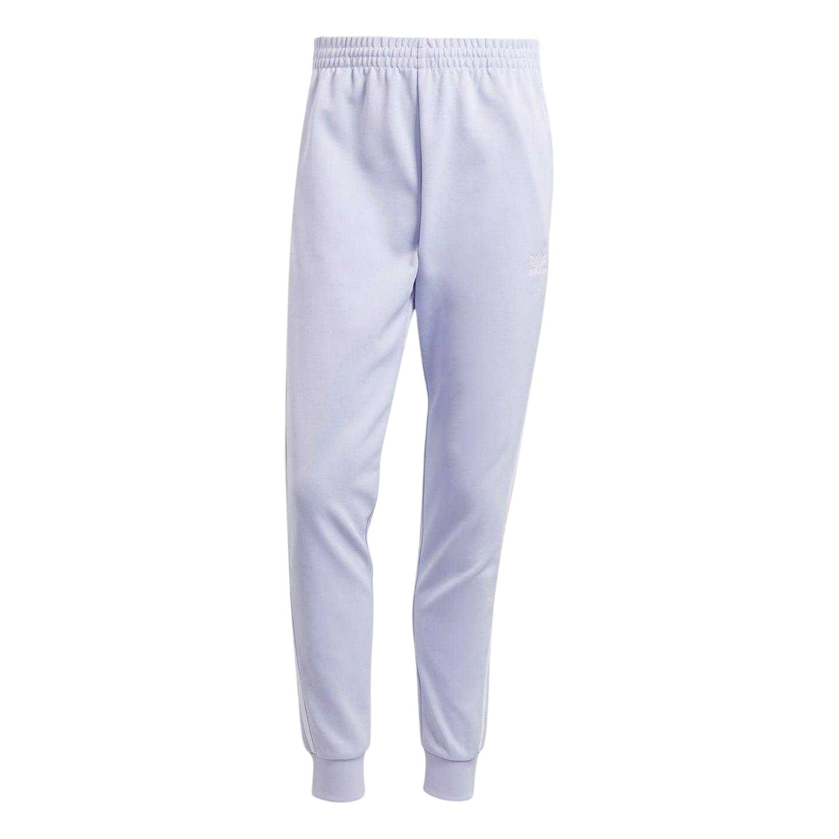 Purple - Front - Adidas Mens Originals 3 Stripes Jogging Bottoms