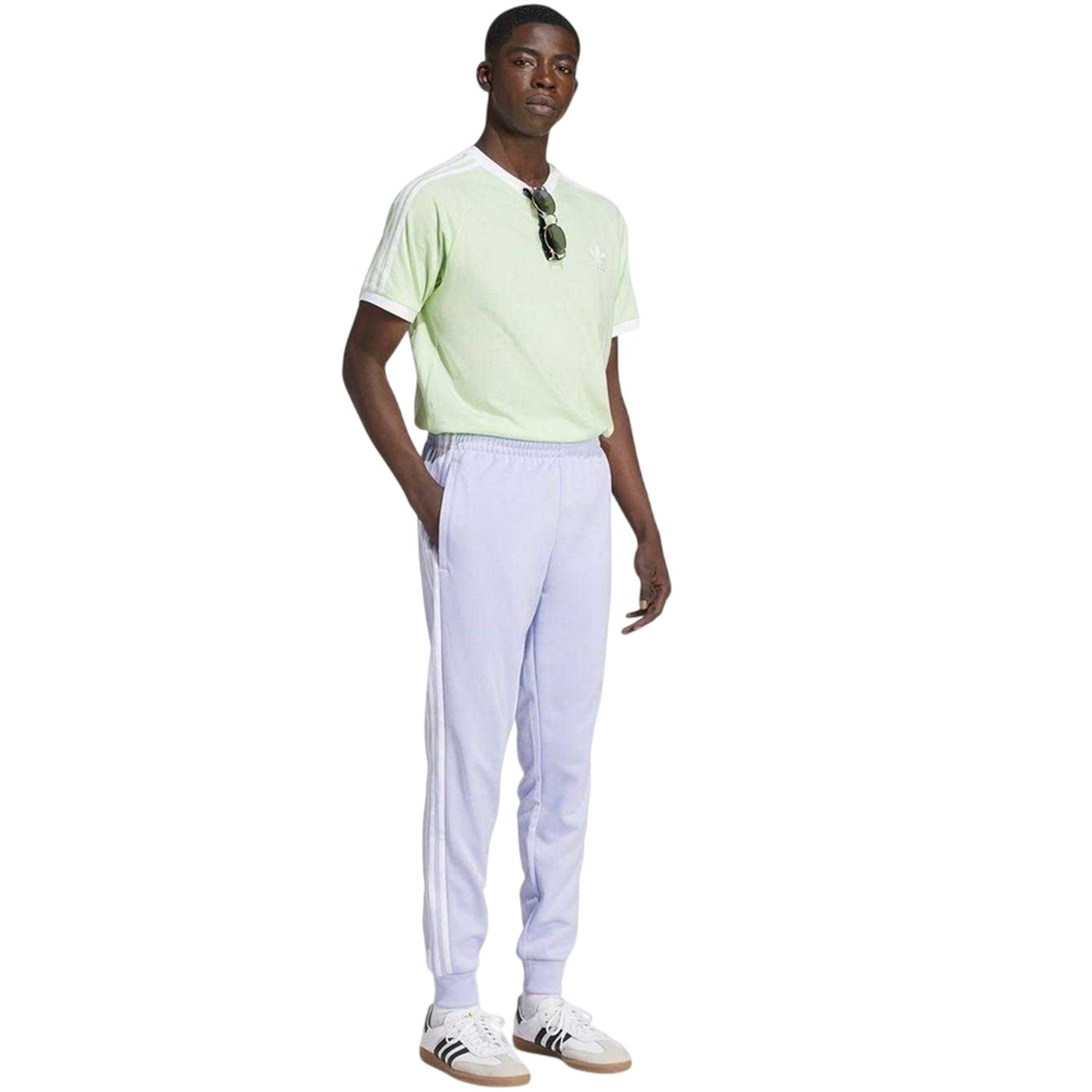 Purple - Lifestyle - Adidas Mens Originals 3 Stripes Jogging Bottoms