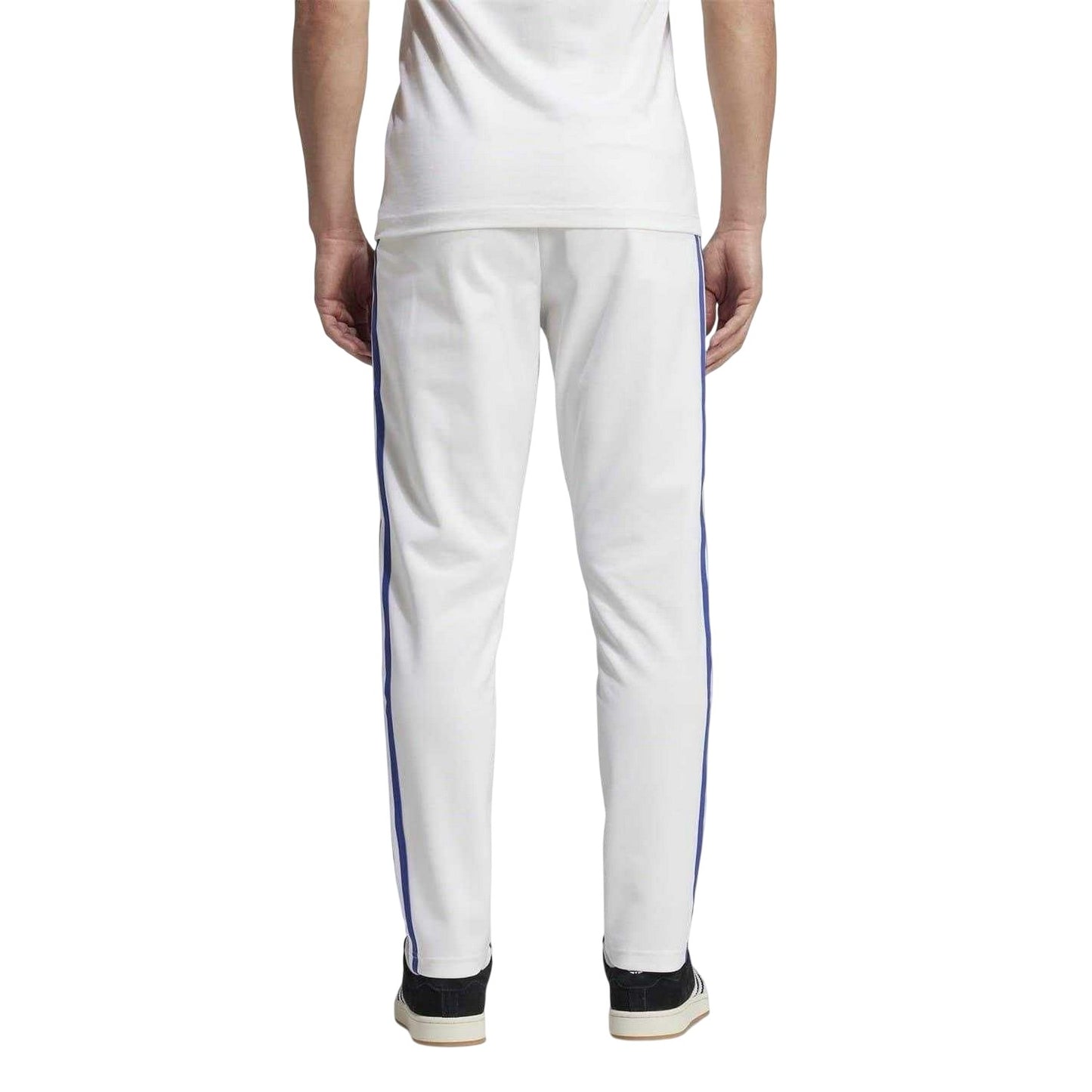 White - Back - Adidas Mens Jude Bellingham 3 Stripes Tracksuit Bottoms