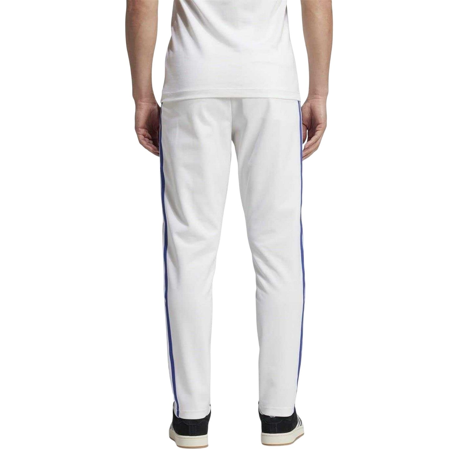 White - Back - Adidas Mens Jude Bellingham 3 Stripes Tracksuit Bottoms