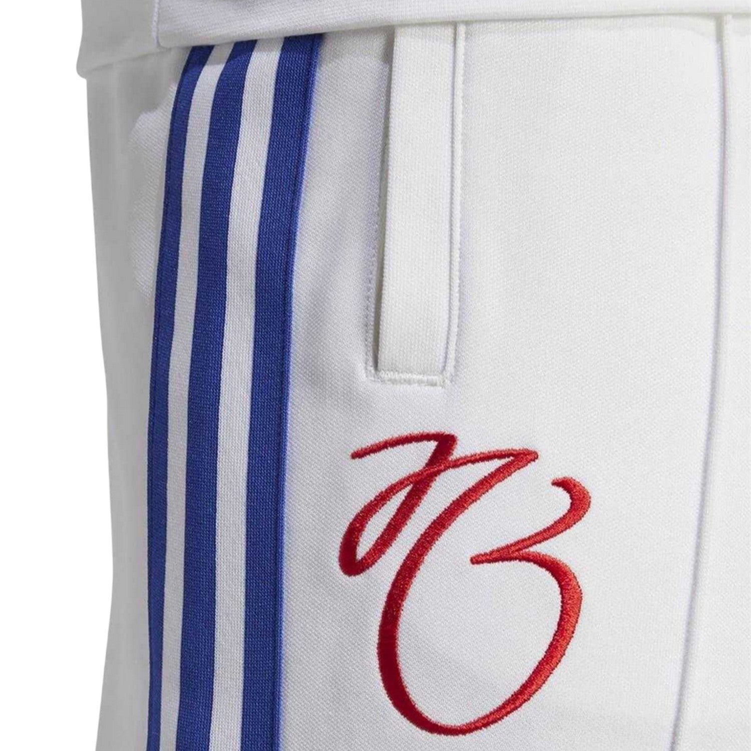 White - Lifestyle - Adidas Mens Jude Bellingham 3 Stripes Tracksuit Bottoms