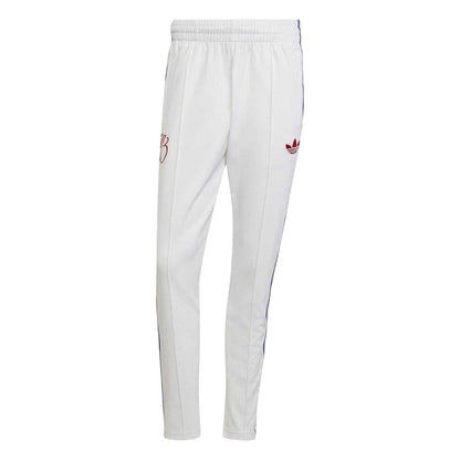 White - Front - Adidas Mens Jude Bellingham 3 Stripes Tracksuit Bottoms
