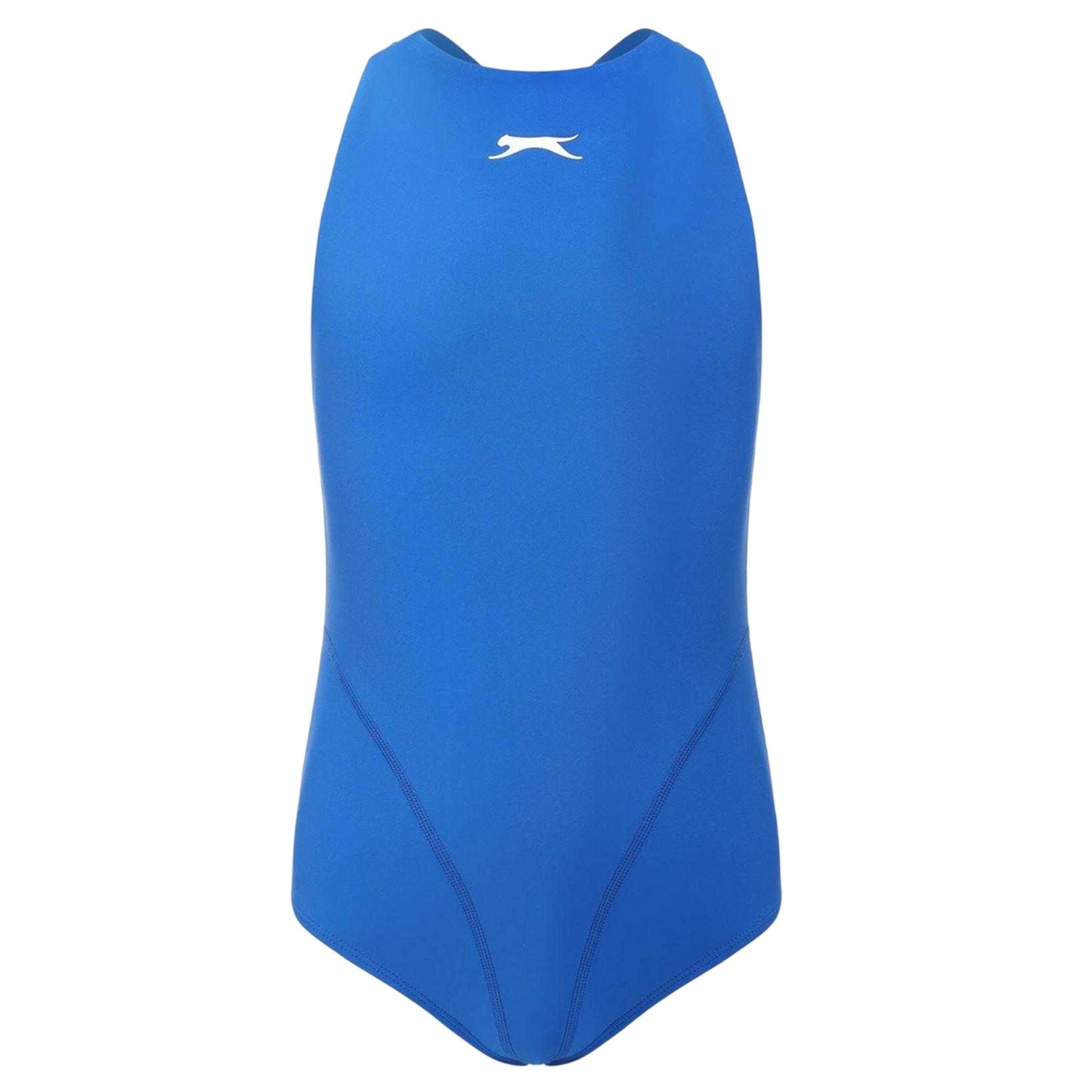 Cobalt - Front - Slazenger Girls Cross Back One Piece Swimsuit