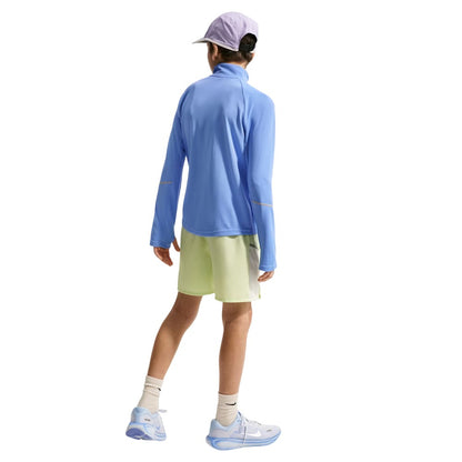 Royal Blue - Back - Nike Boys Miler Half Zip Running Top