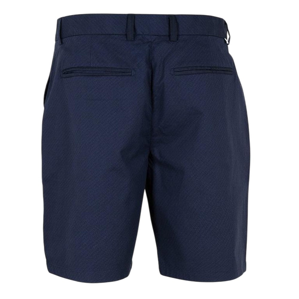 Navy - Back - Ted Baker Mens Geometric Regular Shorts