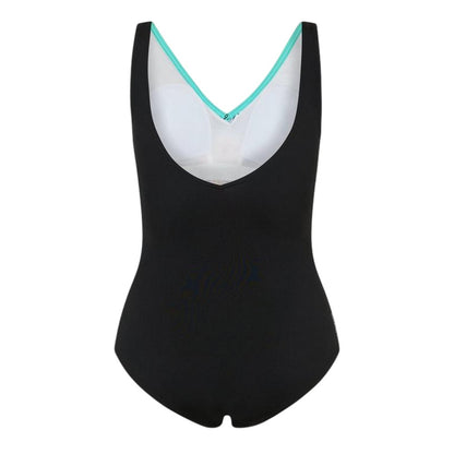 Tropical - Back - Zoggs Womens-Ladies Tropical One Piece Swimsuit