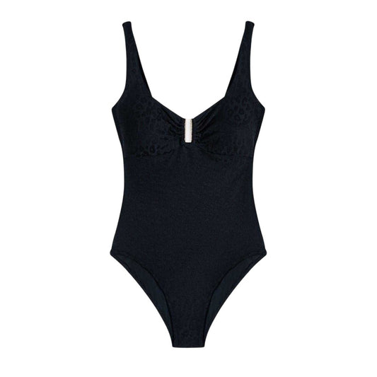 Leopard - Front - Chelsea Peers Womens-Ladies Animal Print One Piece Swimsuit