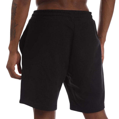 Black - Back - Hugo Mens Dayono Cotton Relaxed Fit Shorts