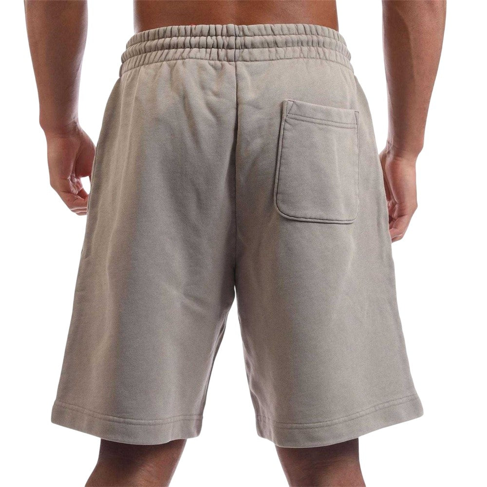 Brown - Back - Hugo Mens Dupaly Sweat Shorts