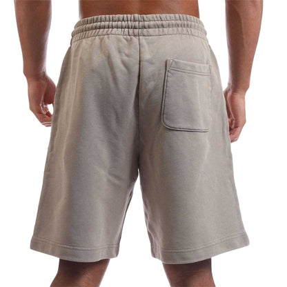 Brown - Back - Hugo Mens Dupaly Sweat Shorts