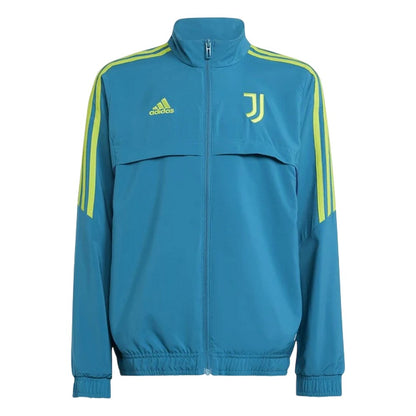 Blue - Front - Adidas Childrens-Kids Condivo 22 Presentation Juventus FC Track Top