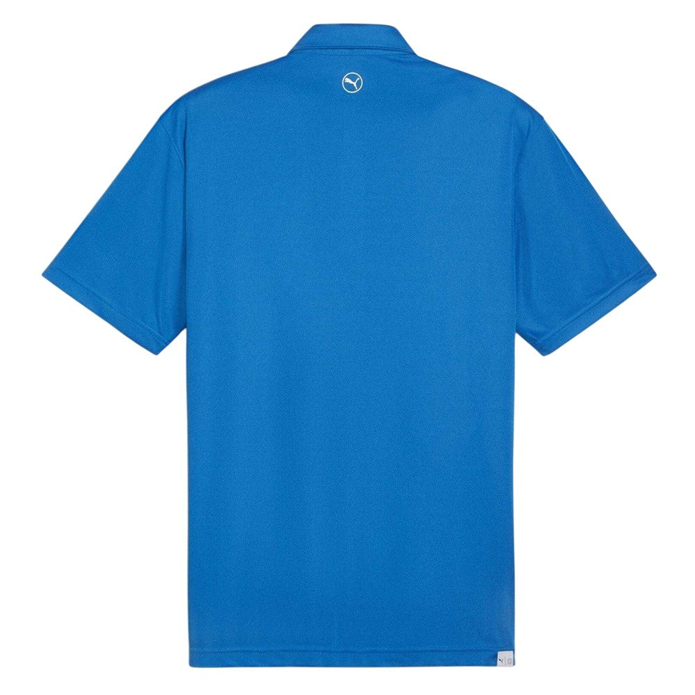 Future Blue - Back - Puma Mens Pure Performance Polo Shirt