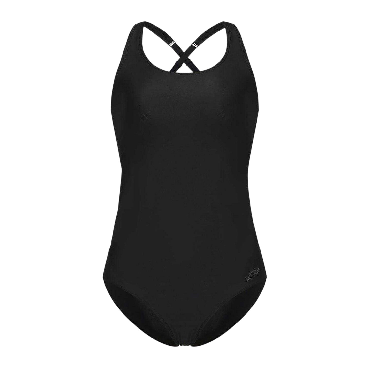 Black - Front - Slazenger Womens-Ladies Xtra Life Pregnancy One Piece Swimsuit