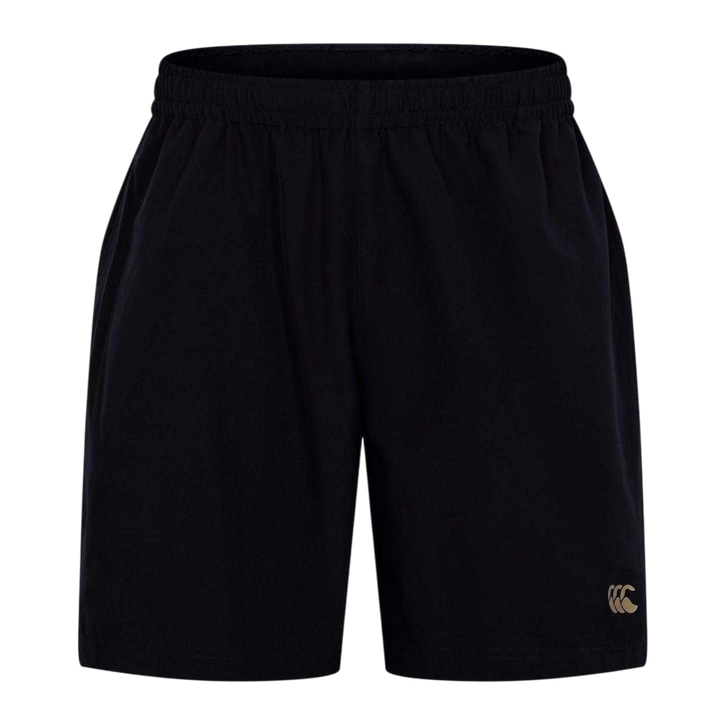 Black - Front - Canterbury Mens Tempo Elasticated Waist Regular Shorts