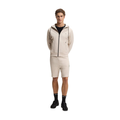 Beige - Lifestyle - Boss Mens Headlo Ribbed Sweat Shorts