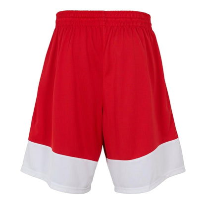 Scarlet-White - Back - Nike Mens Elite Colour Block Elasticated Waist Basketball Shorts