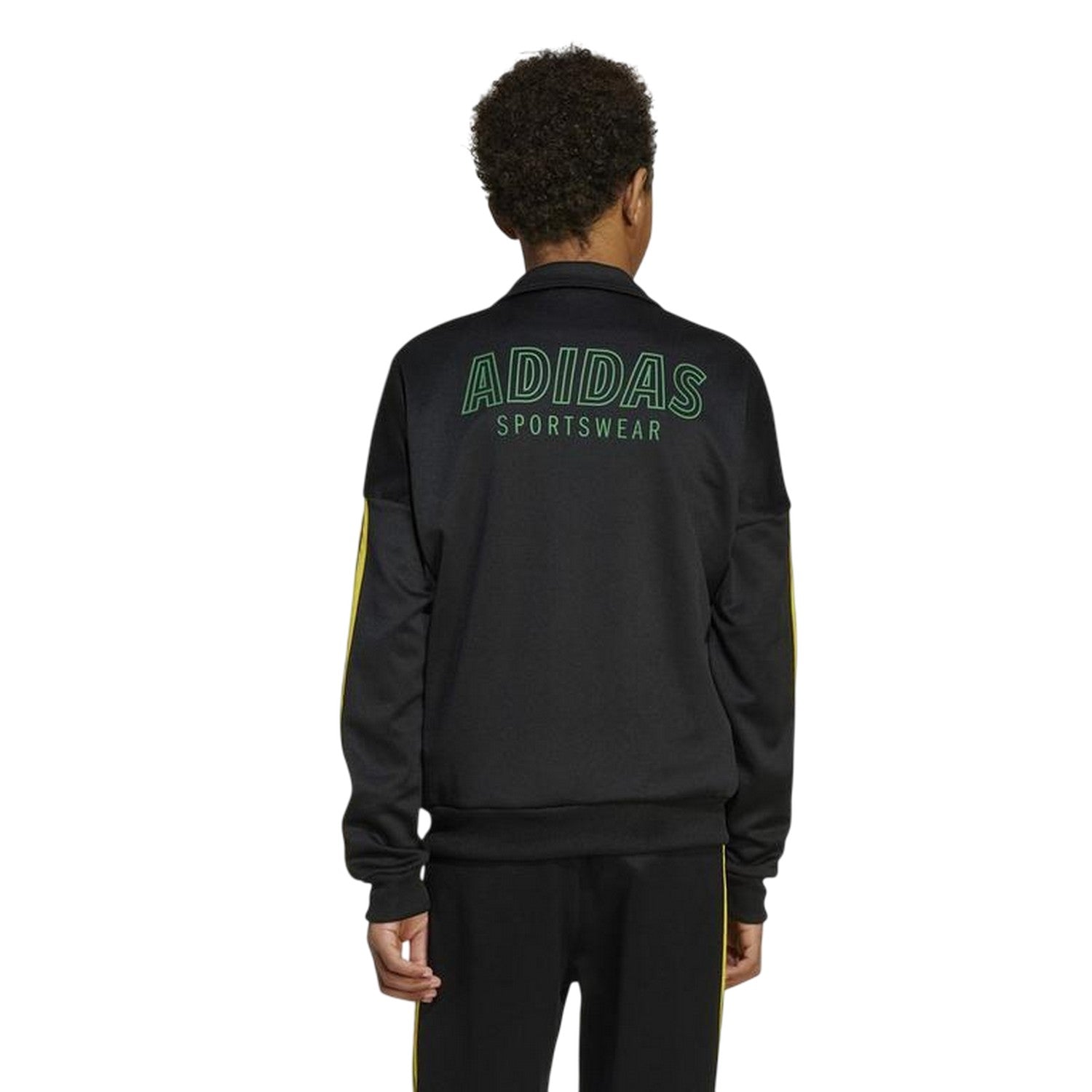 Black - Back - Adidas Childrens-Kids House Of Tiro Track Top
