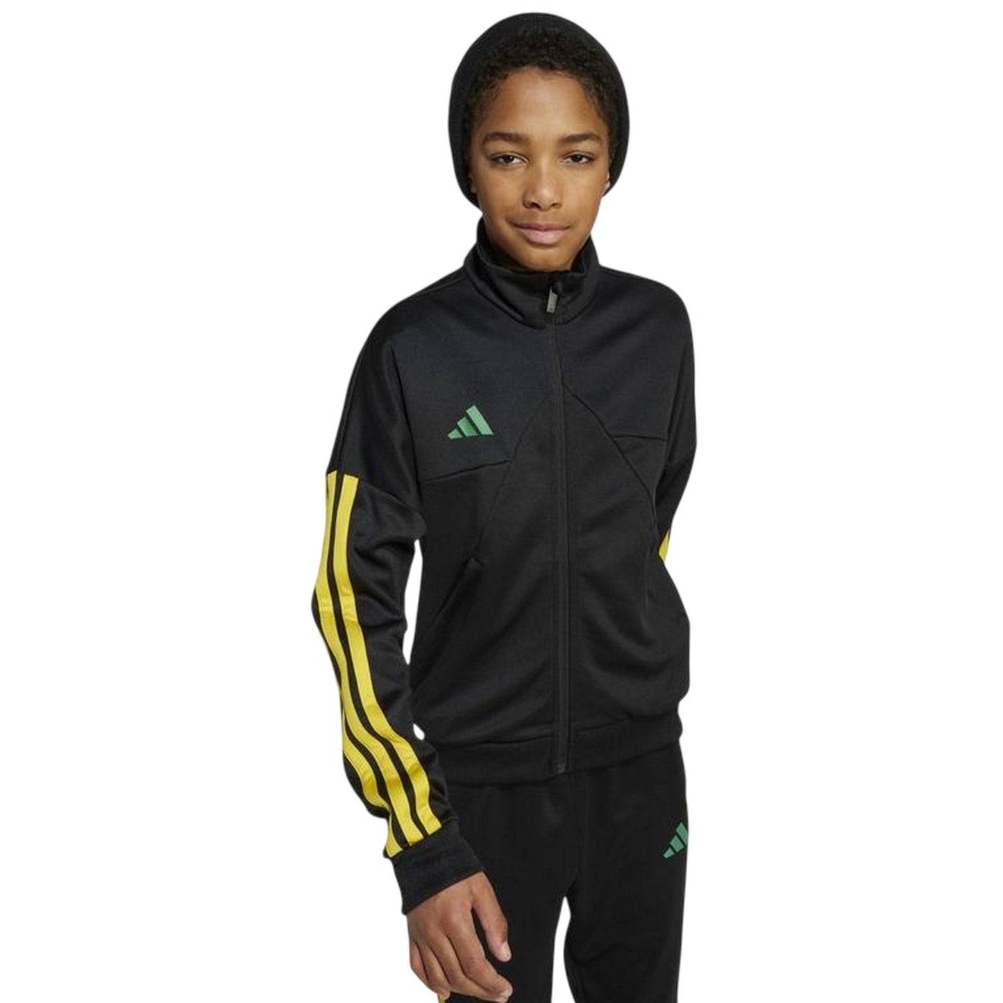 Black - Side - Adidas Childrens-Kids House Of Tiro Track Top