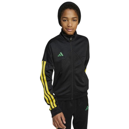 Black - Side - Adidas Childrens-Kids House Of Tiro Track Top