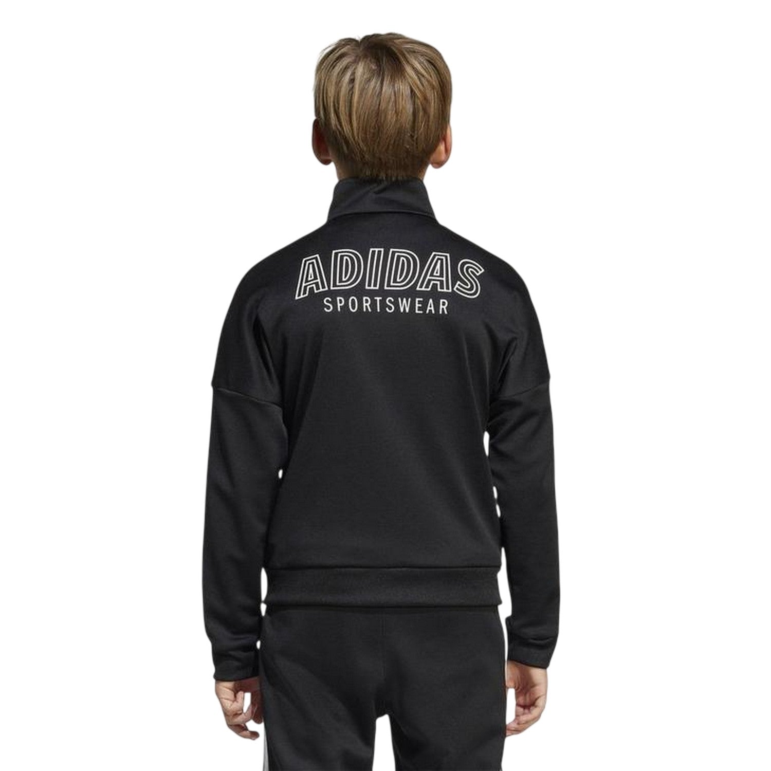 Black-White - Back - Adidas Childrens-Kids House Of Tiro Track Top